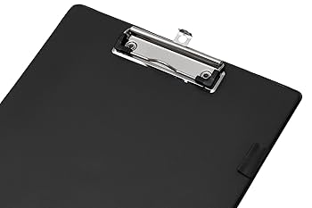 Amazon.com : Q-Connect PVC Single Clipboard Foolscap Black